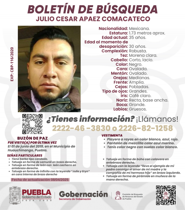 Julio Cesar Apaez Comacateco - ACTUALIZACIÓN