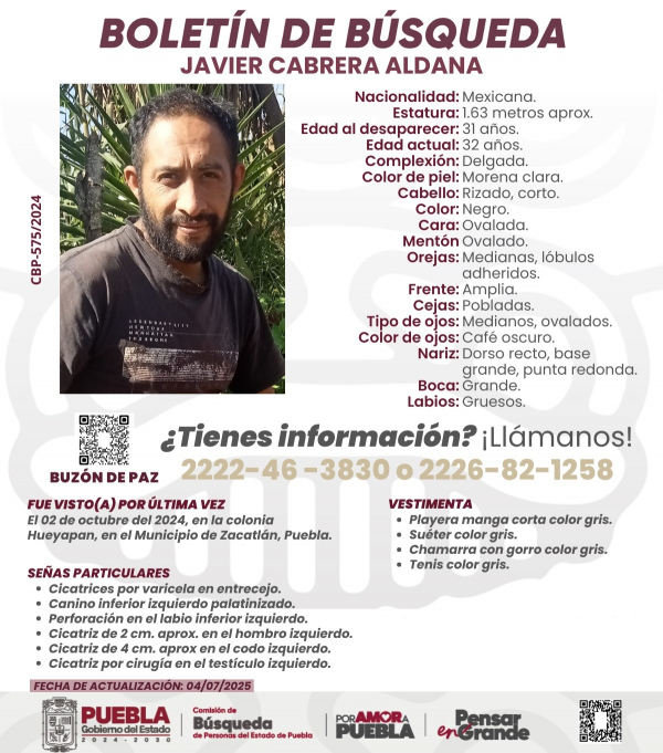 Javier Cabrera Aldana - ACTUALIZACIÓN